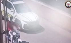 Maskeyi ağzına değil, plakaya taktı