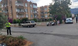 Otomobille çarpışan motosikletin sürücüsü yaralandı