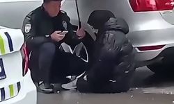 Polisten yürek ısıtan davranış