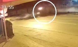 Samsun’da 2 kişinin yaralandığı kaza kamerada