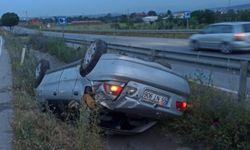 Samsun’da otomobil takla attı: 1 yaralı