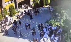 Lise öğrencisi okul bahçesinde arkadaşını bıçakladı, o anlar kameraya yansıdı