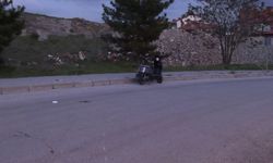 Tavşanlı’da elektrikli motosiklet devrildi: 1 yaralı