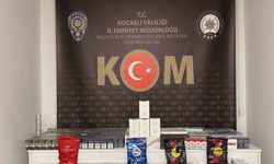 TEM’de durdurulan araçta kaçak tütün ve çay ele geçirildi