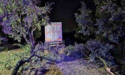 Tır otomobili biçti: 1 ölü, 1 yaralı