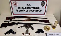 Zonguldak’ta ruhsatsız silah operasyonu; 2 kişi adli kontrolle serbest bırakıldı