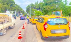 Bursa'da ticari taksilere jandarma denetimi