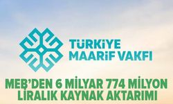 MEB, Türkiye Maarif Vakfı'na 6 milyar 774 milyon liraya kadar kaynak aktaracak