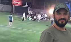 Halı saha maçında kalbine yenildi