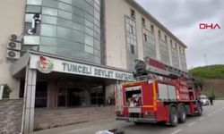 Tunceli Devlet Hastanesi’nde yangın! Hastalar tahliye edildi