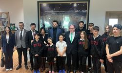 Tan Okulları’ndan Bursaspor Başkanı Enes Çelik’e Ziyaret