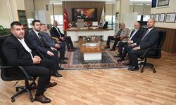 Başkan Şadi Özdemir’den iş birliği ziyaretleri