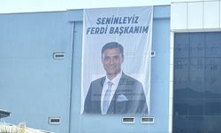 Hastane duvarına “Seninleyiz Ferdi Başkanım” pankartı asıldı