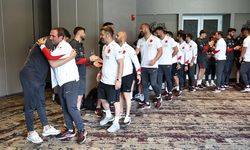 A Milli Takım'da bayramlaşma töreni yapıldı