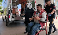 Bursa'da evin girişindeki doğalgaz patladı!