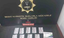 Besni’de 132 sentetik hap ele geçirildi