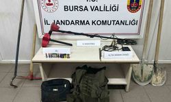 Bursa’da kaçak kazı yapan 3 şahıs yakalandı