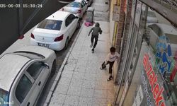 Çocukların tehlikeli oyunu kamerada: İş yerine torpil atıp kaçtılar
