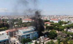 Kentin göbeğinden yükselen kara dumanlar panikletti