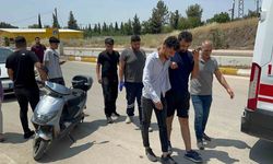 Motosiklet devrildi: 2 yaralı