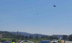Muğla’da dron ve helikopter destekli trafik denetimi