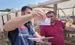 Samsun polisi hayvan pazarlarında sahte paraya karşı uyardı