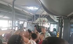 Taciz iddiası otobüsü karıştırdı, tekme tokat kavga ettiler