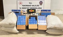 Tekirdağ’da 273 bin 600 makaron ele geçirildi