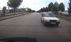 TOFAŞ ile ölümüne makas kamerada... Kaza böyle teğet geçti