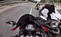 Yol değil, tuzak: 3 motorcunun yaralandığı kazanın yeni görüntüleri ortaya çıktı