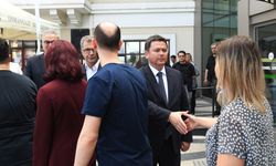 Başkan Aydın mesai arkadaşlarıyla bayramlaştı