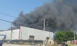 Kocaeli'de fabrika yangını