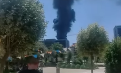 Bursa Balat'ta inşaatta yangın!