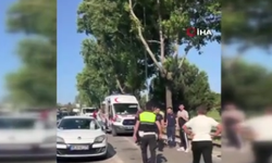 Bursa'da ailesi kaza yapınca, polis ekipleri sınava yetiştirdi
