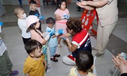 Bursa Büyükşehir'den lösemi tedavisi gören çocuklara moral
