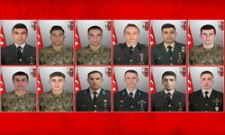 Şehit olan 12 askerimizin kimlikleri belli oldu