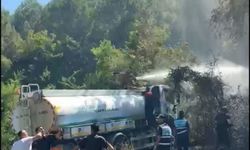 Bartın’da bahçe yangını ormana sıçramadan söndürüldü