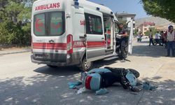 Erzincan’da motosiklet ile hafif ticari araç çarpıştı: 1 yaralı