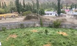 Kars’ta selin geliş anı kamerada