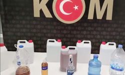 Kütahya’da sahte içki operasyonu, 50 litre alkol ele geçirildi