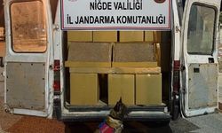 Niğde’de jandarmadan kaçak sigara operasyonu: 1 milyon 200 bin makaron ele geçirildi