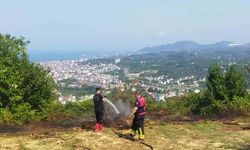 Ordu’da bahçe yangını hızlı müdahaleyle söndürüldü