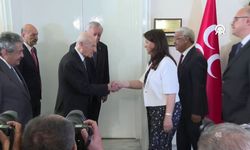 DEM Parti İmralı Heyeti, Bahçeli ile bir araya geldi