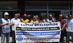 Bursa'da KESK'ten TÜİK'e tepki: Elini cebimizden çek