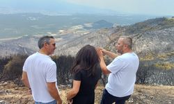 Zafer Partisi heyetinden Gürsu’daki yangın bölgesine ziyaret