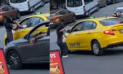 Tartıştığı kızı yumruk atarak bayıltan taksici yakalandı
