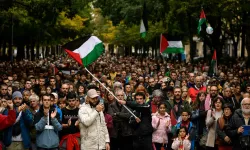 Gazze için Paris'te destek gösterisi