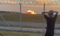 Polonya’da F-16 savaş uçağı yere çakıldı, pilot öldü