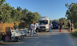 Bursa'da kontrolden çıkan traktör tarlaya devrildi