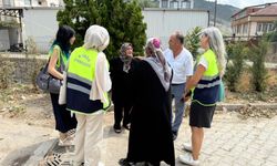 Bursa Büyükşehir Belediyesi yangın bölgelerine umut oluyor